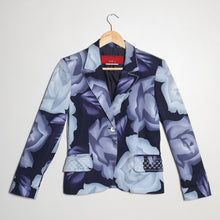 Load image into Gallery viewer, Veste vintage et ses grosses fleurs Sashiko