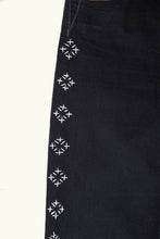 Load image into Gallery viewer, Jeans slim brut Sashiko