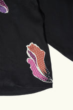 Charger l'image dans la galerie, Top en lin noir Arty