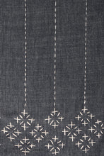 Cargar imagen en el visor de la galería, Pantalon droit en Chambray Sashiko