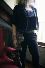 Charger l'image dans la galerie, Veste noire sashiko