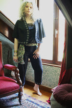 Charger l'image dans la galerie, Veste noire sashiko