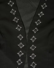 Charger l'image dans la galerie, Veste noire sashiko