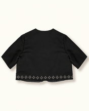 Charger l'image dans la galerie, Veste noire sashiko
