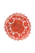 Load image into Gallery viewer, Napperon rond rouge