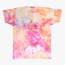 Load image into Gallery viewer, T-shirt Tie and dye recyclé love me tender love me true / Taille XL
