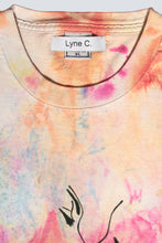 Load image into Gallery viewer, T-shirt Tie and dye recyclé love me tender love me true / Taille XL