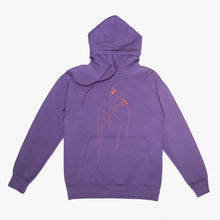 Load image into Gallery viewer, Hoodie violet Love me tender, Love me true