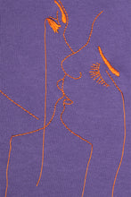 Load image into Gallery viewer, Hoodie violet Love me tender, Love me true