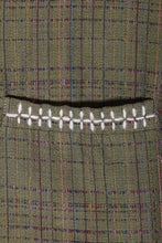 Load image into Gallery viewer, Veste kaki upcyclée Sashiko