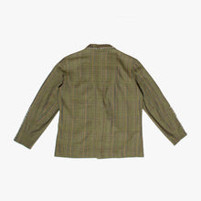 Load image into Gallery viewer, Veste kaki upcyclée Sashiko