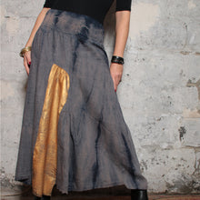 Load image into Gallery viewer, Jupe ucpcyclée shibori