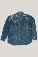 Load image into Gallery viewer, Chemise en jean recyclée Crash Party #1