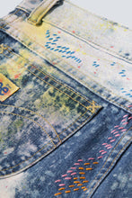 Load image into Gallery viewer, Jupe en jean's recyclée Arty #2 T 38