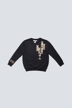 Charger l'image dans la galerie, Sweat graphique bleu marine et bronze for kids