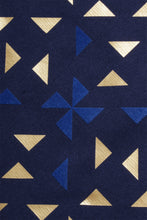 Load image into Gallery viewer, Sweat bleu graphisme or et bleu