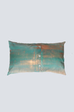 Load image into Gallery viewer, Coussin Rothko vert et or