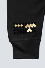 Load image into Gallery viewer, Sweat noir graphique or et noir
