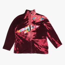 Cargar imagen en el visor de la galería, Gilet unisex en velours bordeaux recyclé Arty