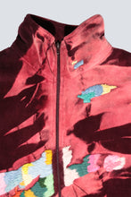 Load image into Gallery viewer, Gilet Unisex en velours bordeaux recyclé Arty
