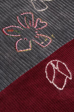 Load image into Gallery viewer, Jupe en velours recyclée Flower Power