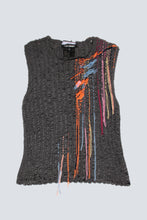 Load image into Gallery viewer, Pull maille sans manche recyclé Arty