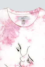 Load image into Gallery viewer, T-shirt Tie and Dye Love me tender love me true