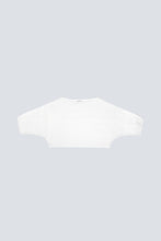 Load image into Gallery viewer, Top chauve souris broderie à l'anglaise blanche