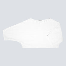 Load image into Gallery viewer, Top chauve souris broderie à l'anglaise blanche