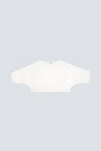 Load image into Gallery viewer, Top chauve souris broderie à l'anglaise blanche