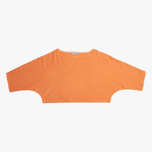 Load image into Gallery viewer, Top chauve souris broderie anglaise orange