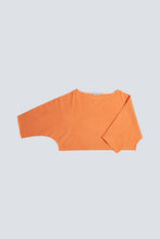 Load image into Gallery viewer, Top chauve souris broderie anglaise orange