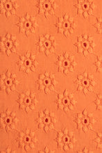 Load image into Gallery viewer, Top chauve souris broderie anglaise orange